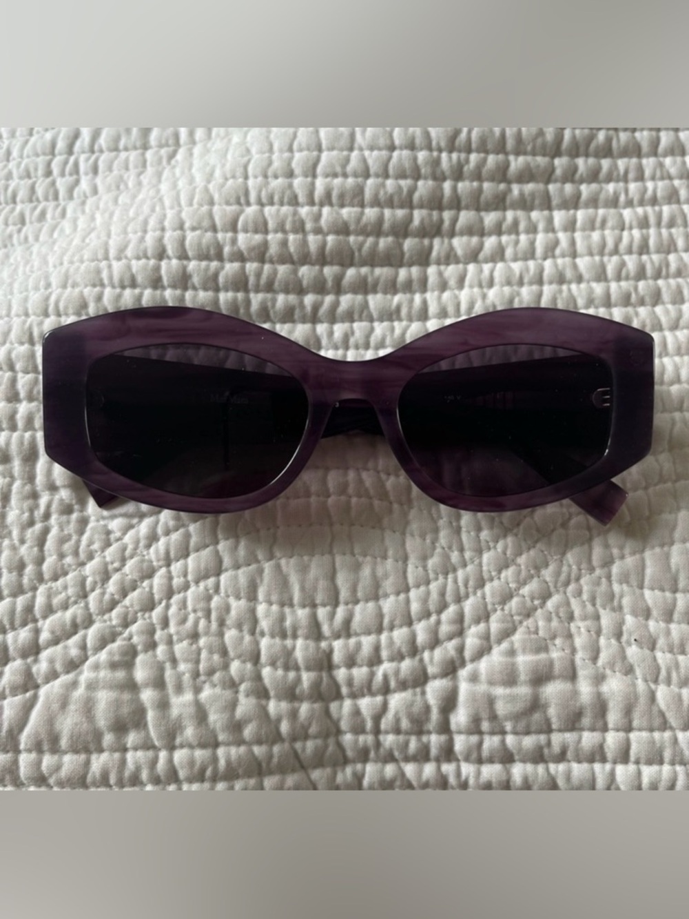Authentic Max Mara  Purple Oval Women's Sunglasses.